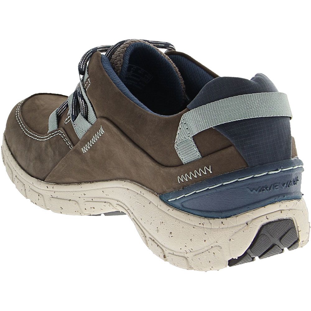 Clarks Wave Range Walking Shoes - Womens Taupe Back View