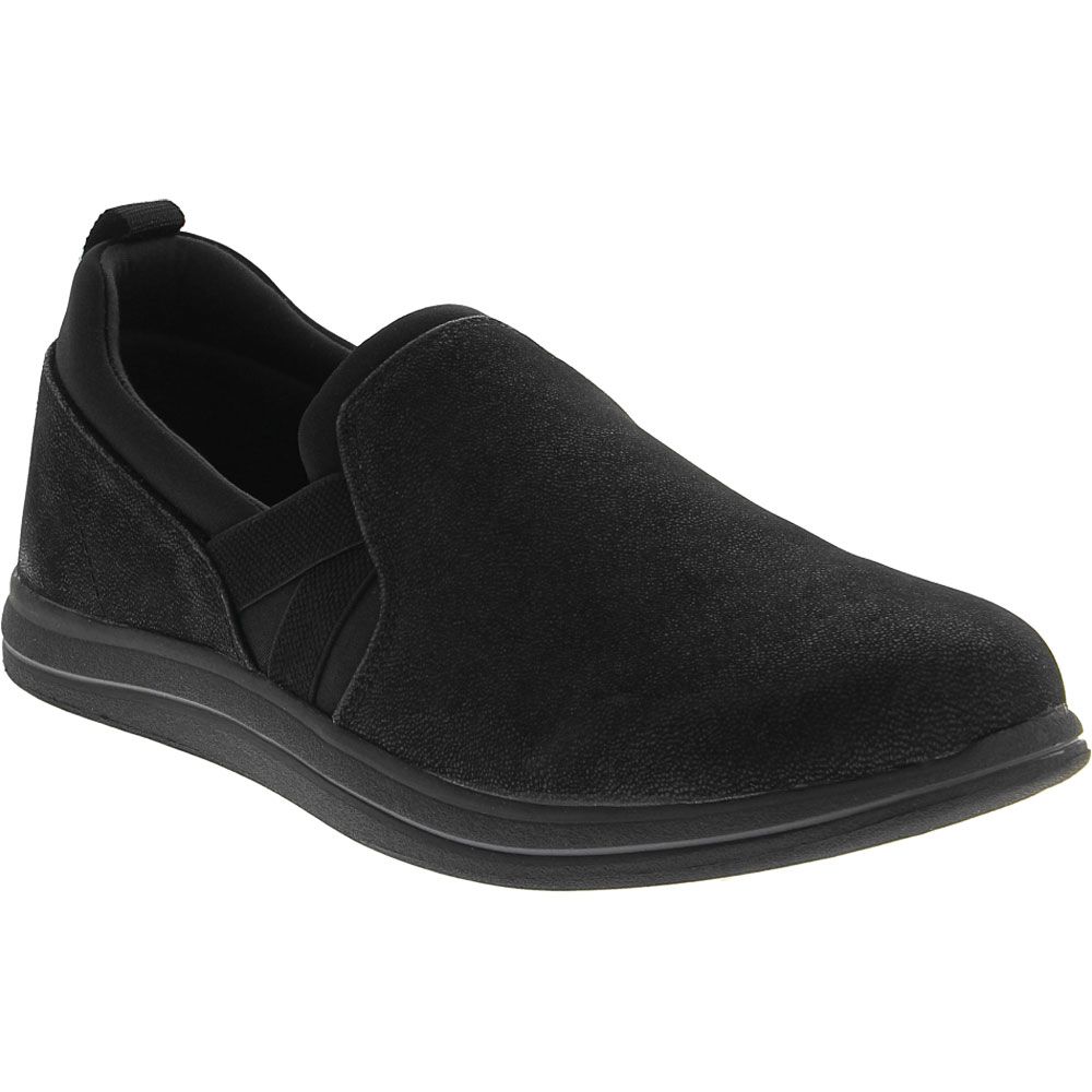 Clarks Breeze Bali Slip on Casual Shoes - Womens Black Synthetic