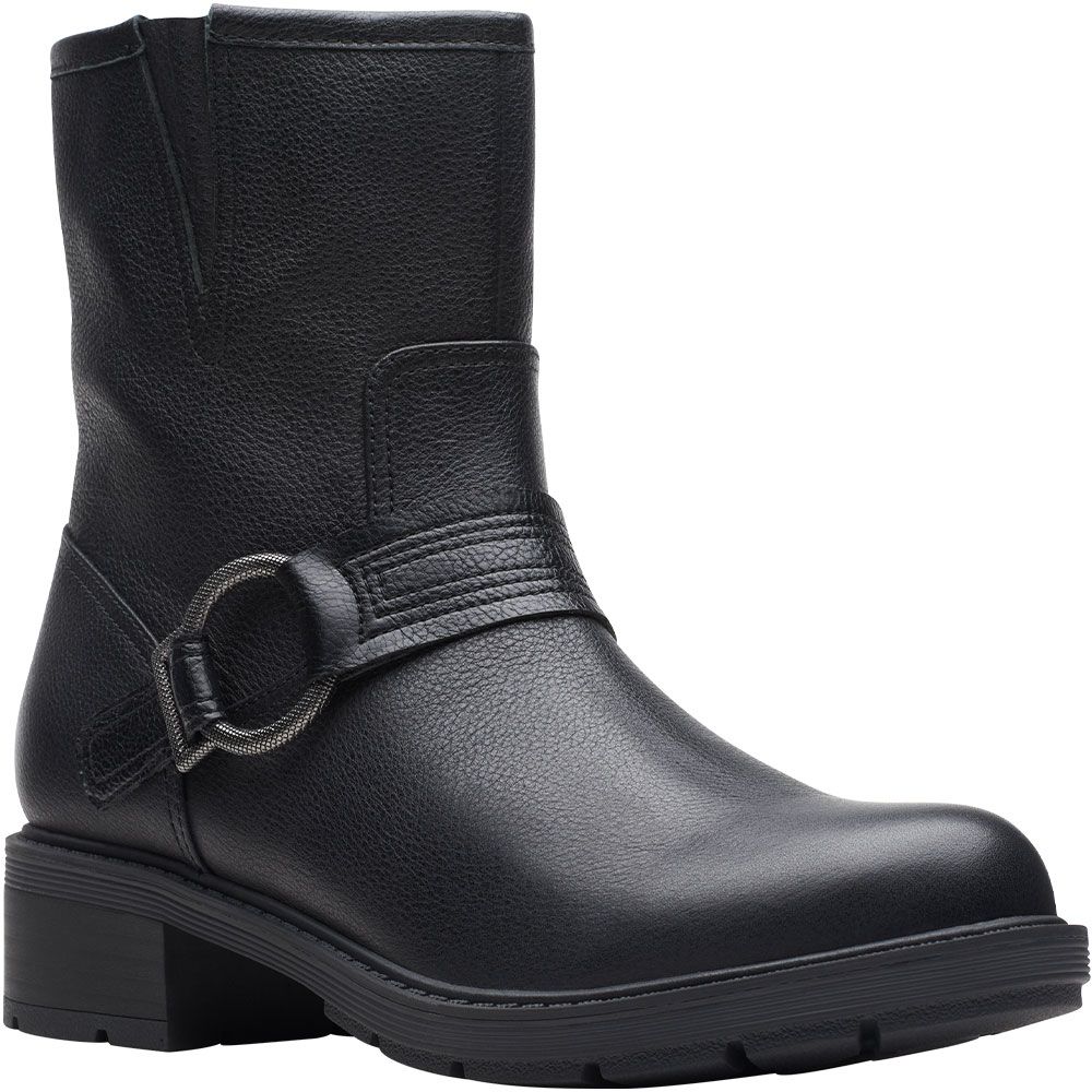 Clarks Hearth Cross Casual Boots - Womens Black