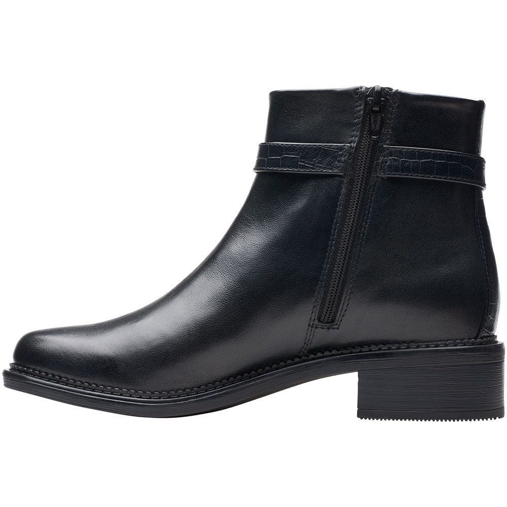 Clarks Maye Grace Casual Boots - Womens Black Back View