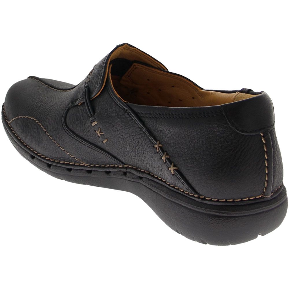 Unstructured by Clarks Un Loop Slip On Casual Shoes - Womens Black Back View