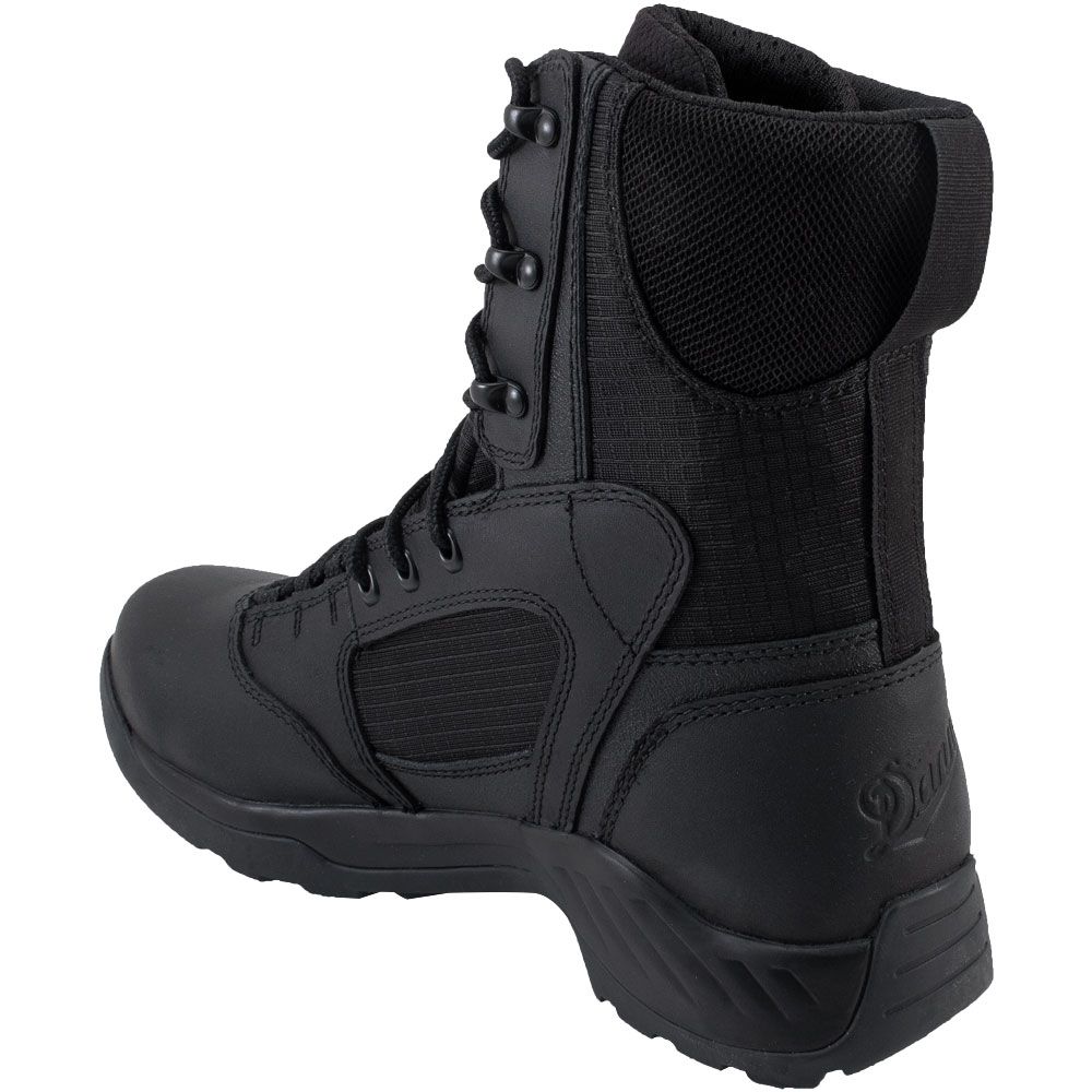 Danner Kinetic 8in Non-Safety Toe Work Boots - Mens Black Back View
