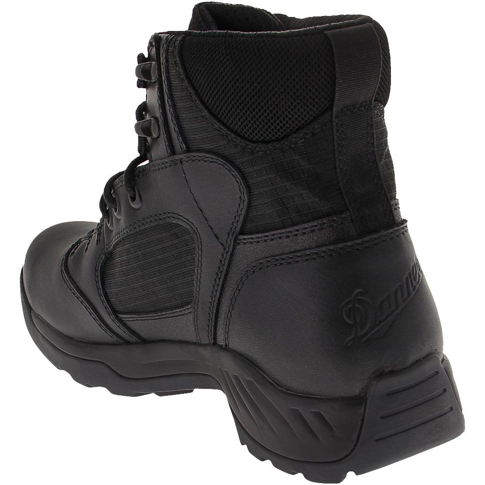 Danner Kinetic 6in Non-Safety Toe Work Boots - Mens Black Back View