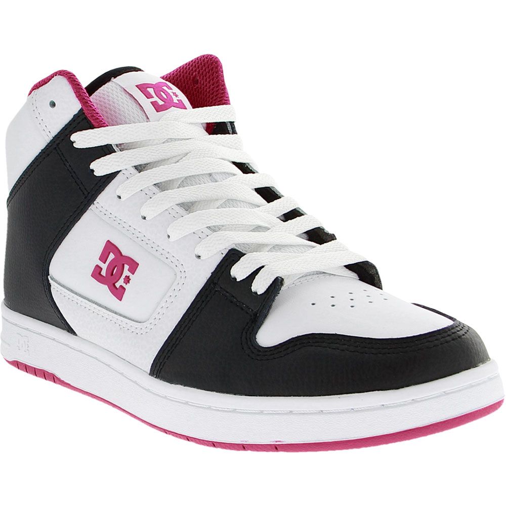 DC Shoes Manteca 4 Hi Skate Shoes - Womens Black White Pink