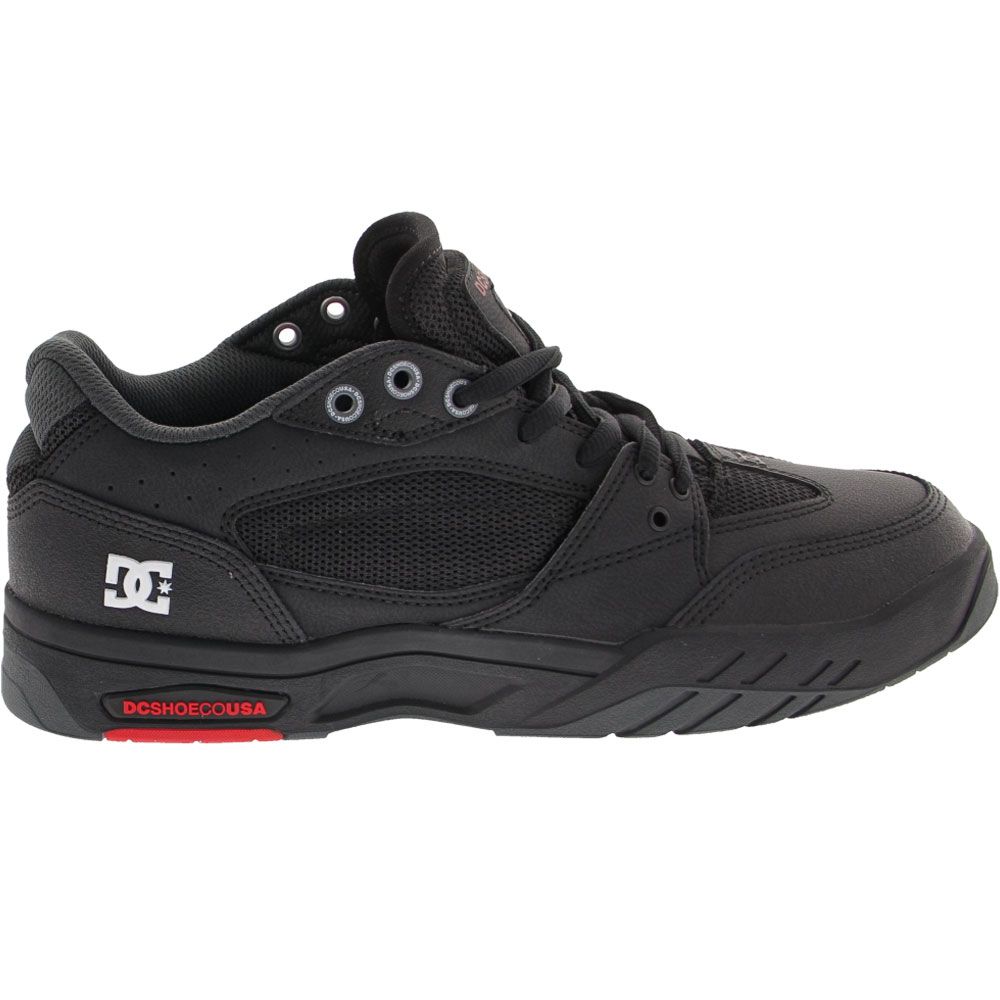 DC Shoes Maswell Skate Shoes - Mens Black White True Red