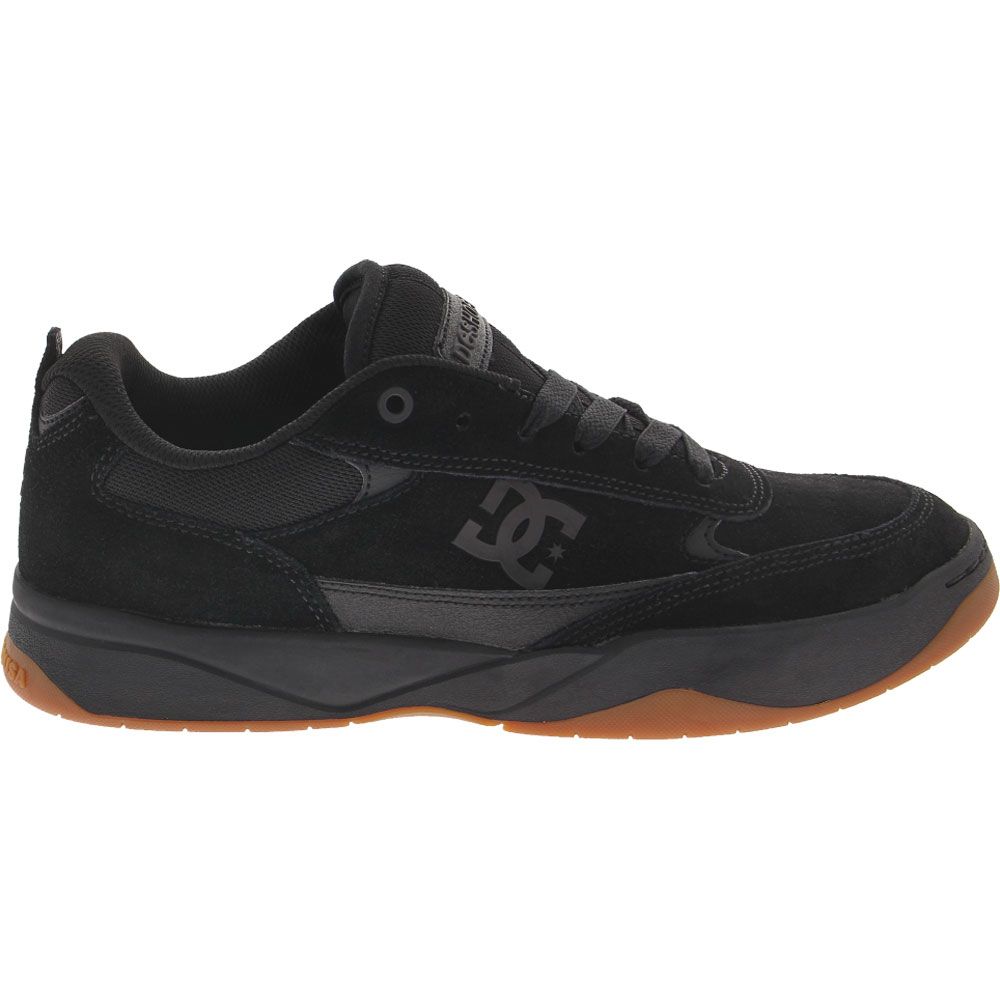 DC Shoes Penza Skate Shoes - Mens Black Gum Side View