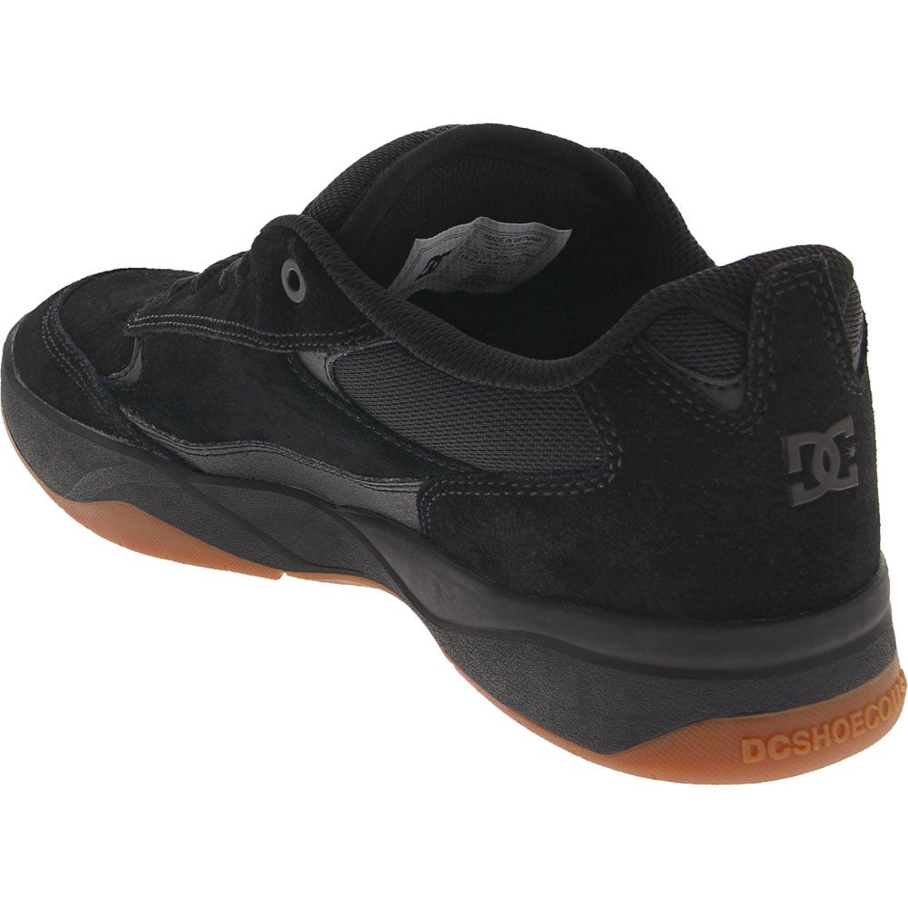 DC Shoes Penza Skate Shoes - Mens Black Gum Back View