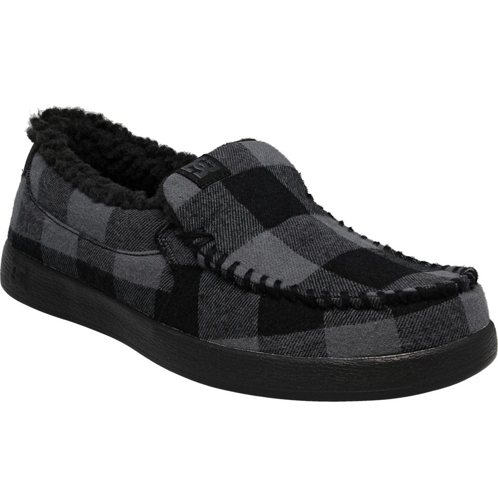 DC Shoes Villian 2 Wnt Slippers - Mens Black Charcoal