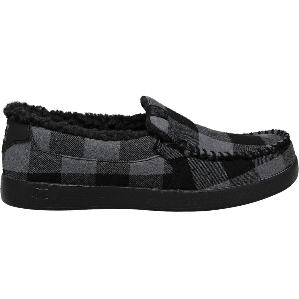 DC Shoes Villian 2 Wnt Slippers - Mens Black Charcoal