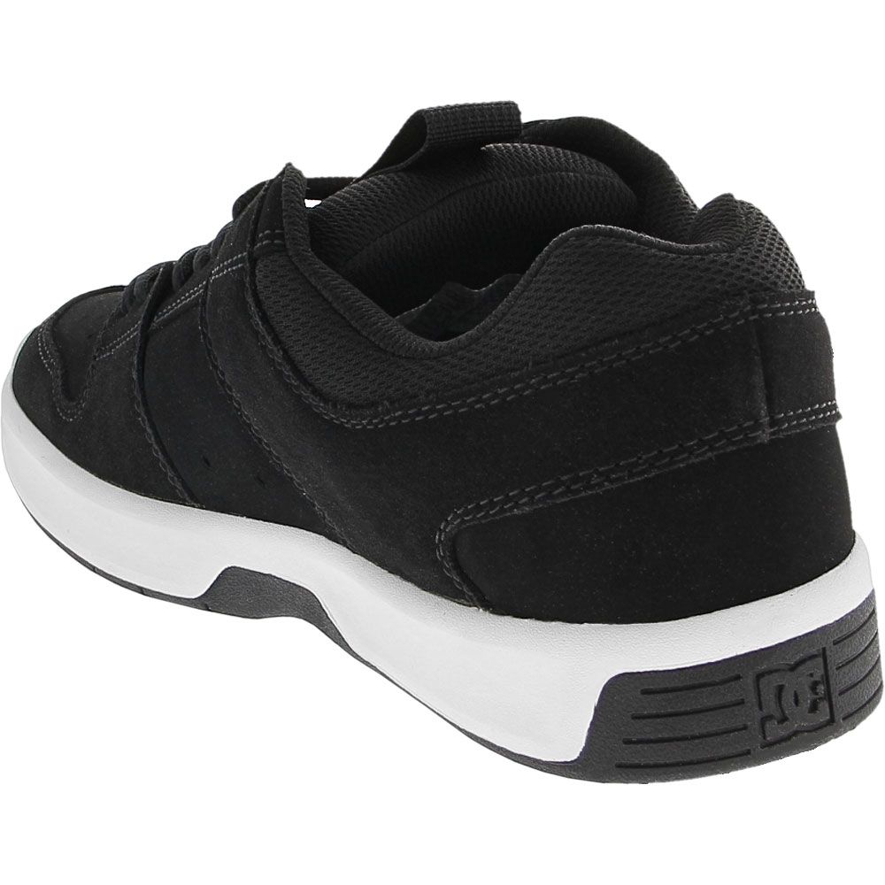 DC Shoes Lynx Zero Skate Shoes - Mens Black White Back View