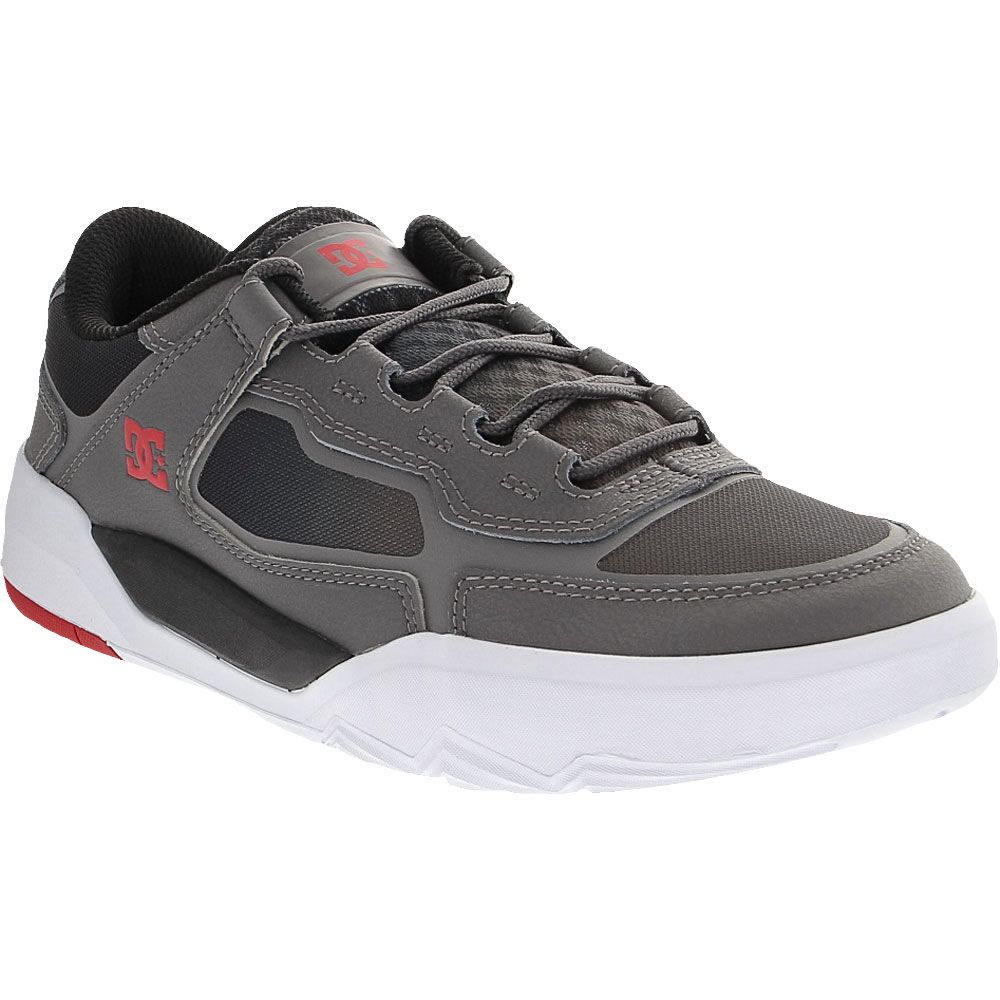 DC Shoes Metric Skate Shoes - Mens Grey Black Red