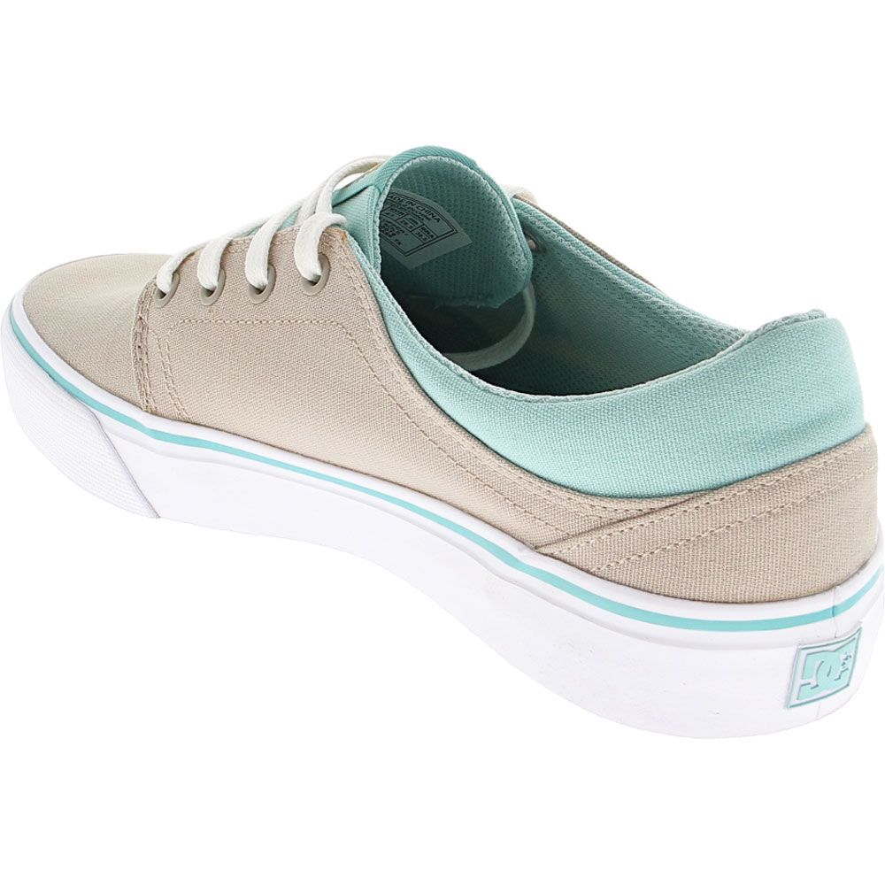 DC Shoes Trase TX Skate Shoes - Womens Sand Dollar Back View