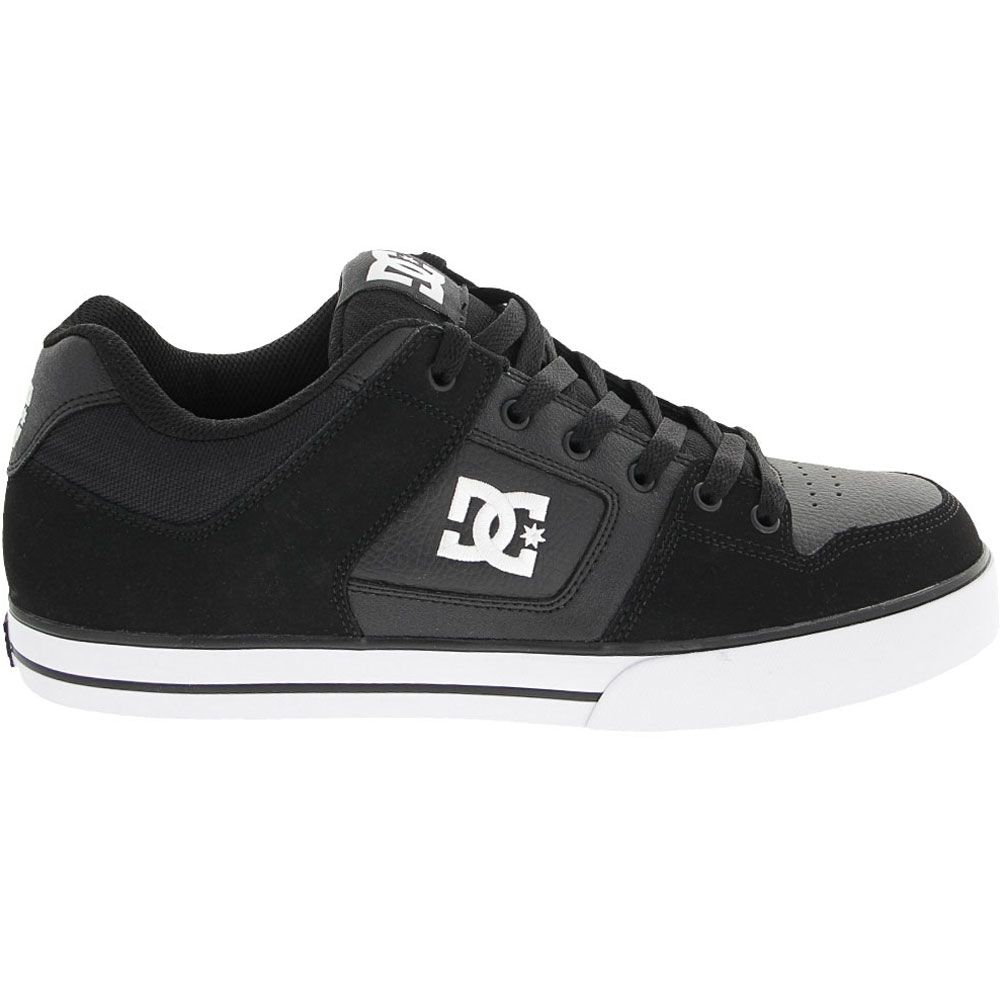 DC Shoes Pure Skate Shoes - Mens Black Black White