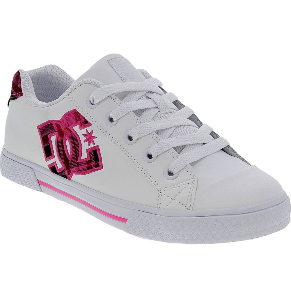 DC Shoes Chelsea SE Skate Shoes - Womens White Pink Black