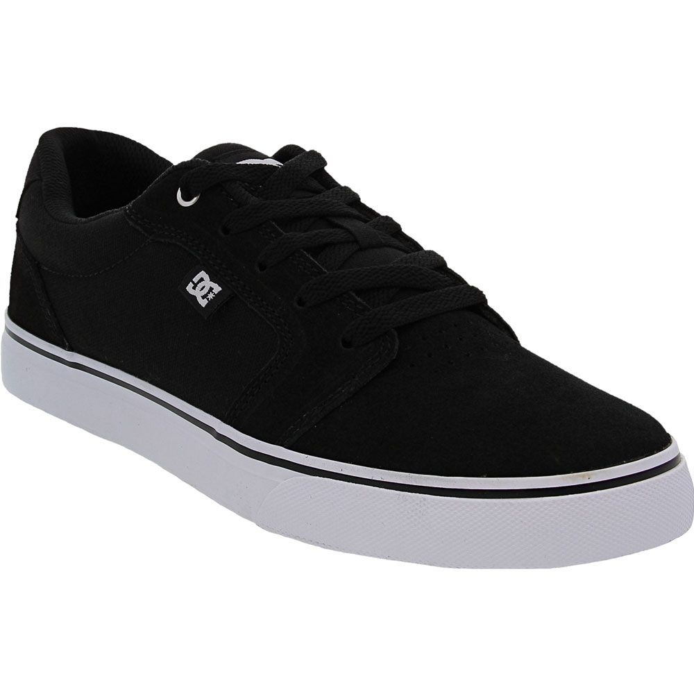 DC Shoes Anvil Skate Shoes - Mens Black White Black