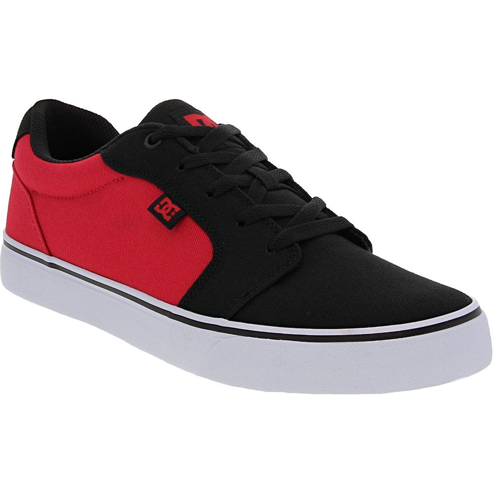 DC Shoes Anvil Skate Shoes - Mens Black Red White