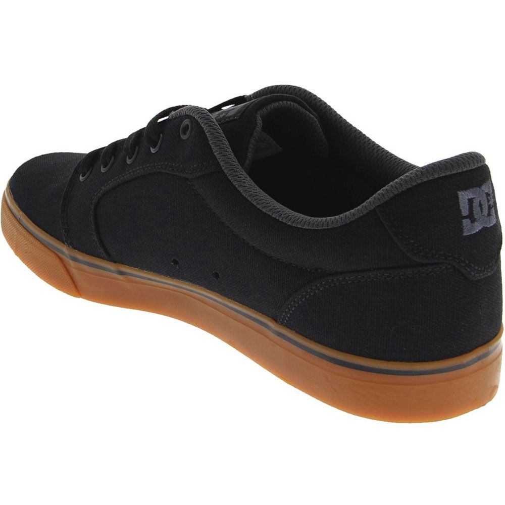 DC Shoes Anvil TX Skate Shoes - Mens Black Gum Back View