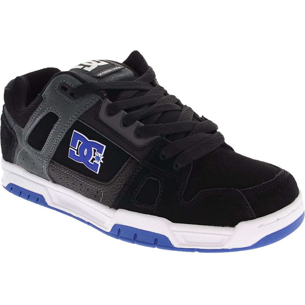 DC Shoes Stag Skate Shoes - Mens Black Blue Black