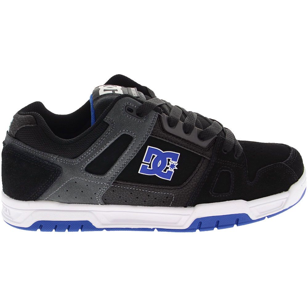 'DC Shoes Stag Skate Shoes - Mens Black Blue Black