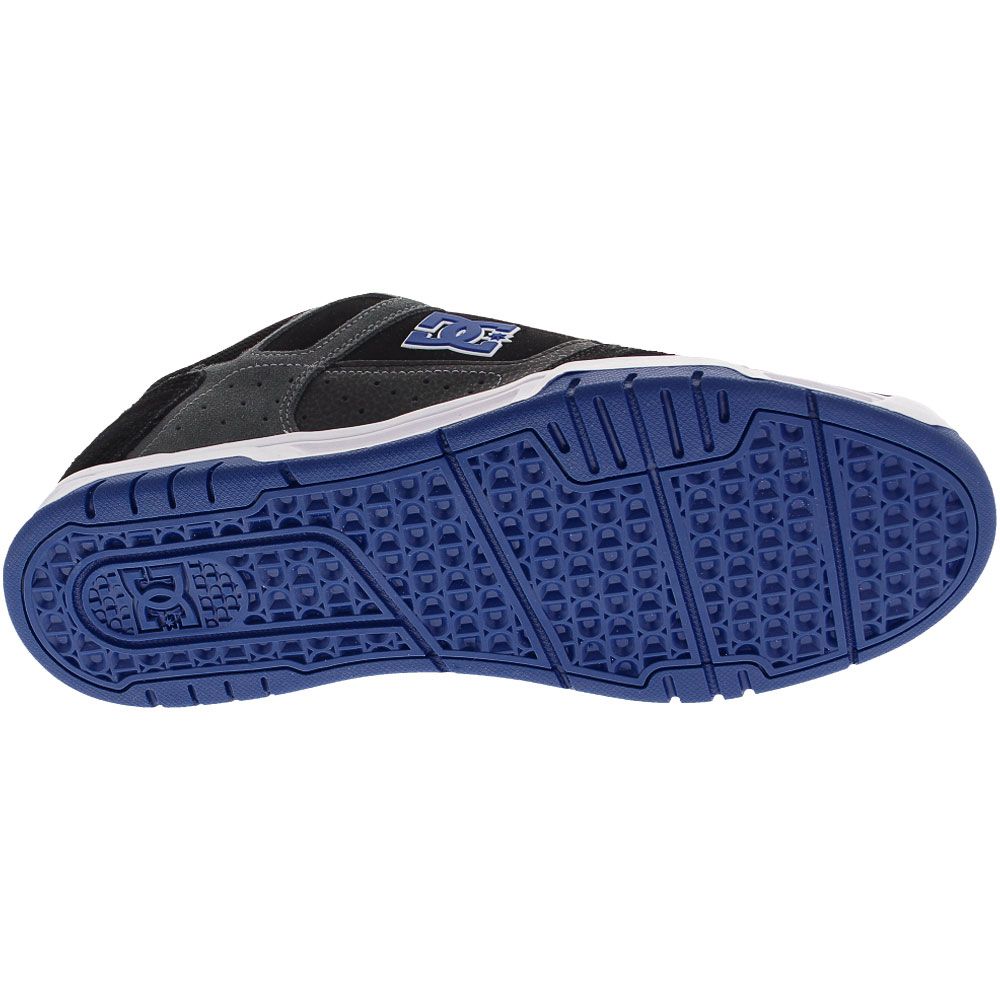 DC Shoes Stag Skate Shoes - Mens Black Blue Black Sole View