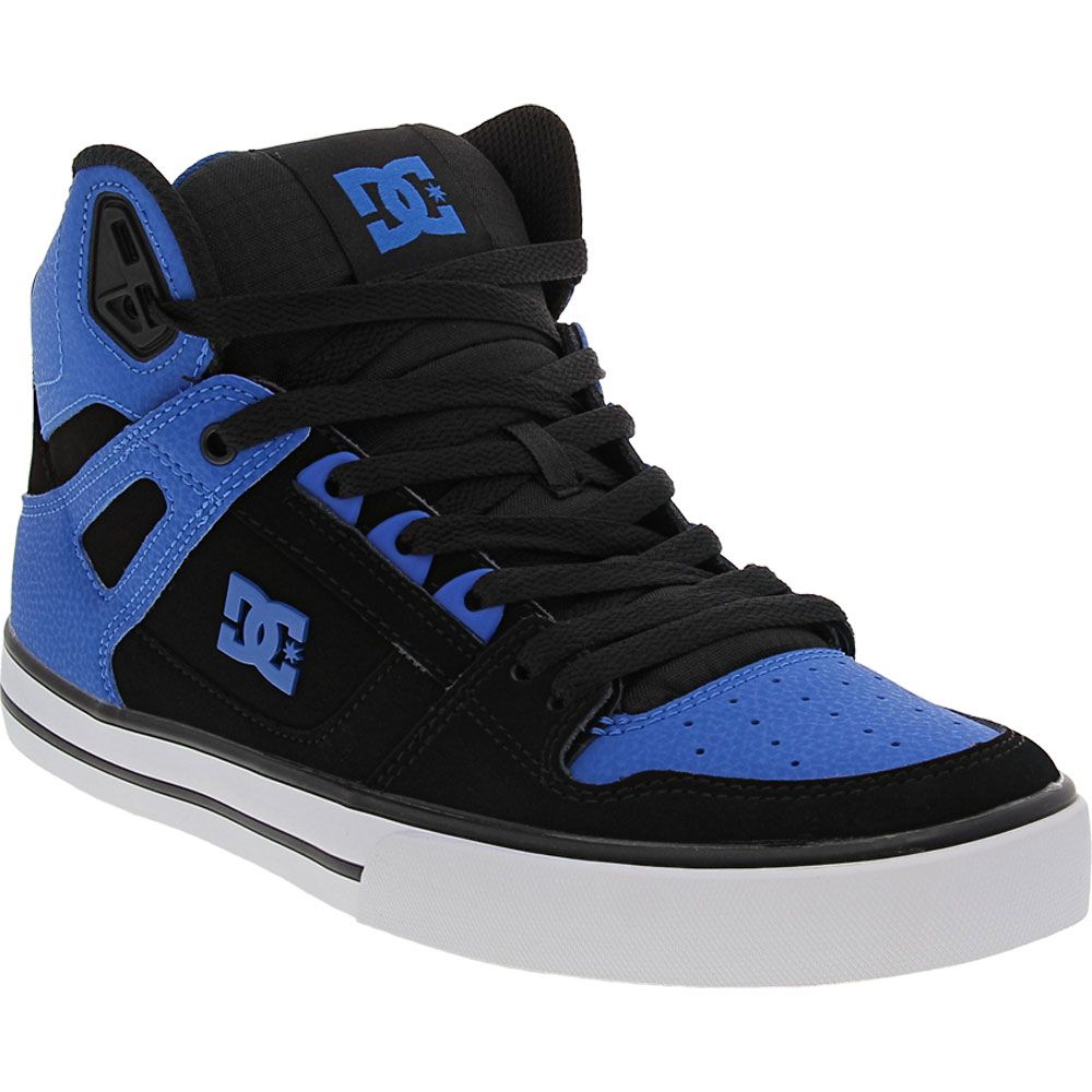 DC Shoes Pure High Top Wc Skate Shoes - Mens Black Royal
