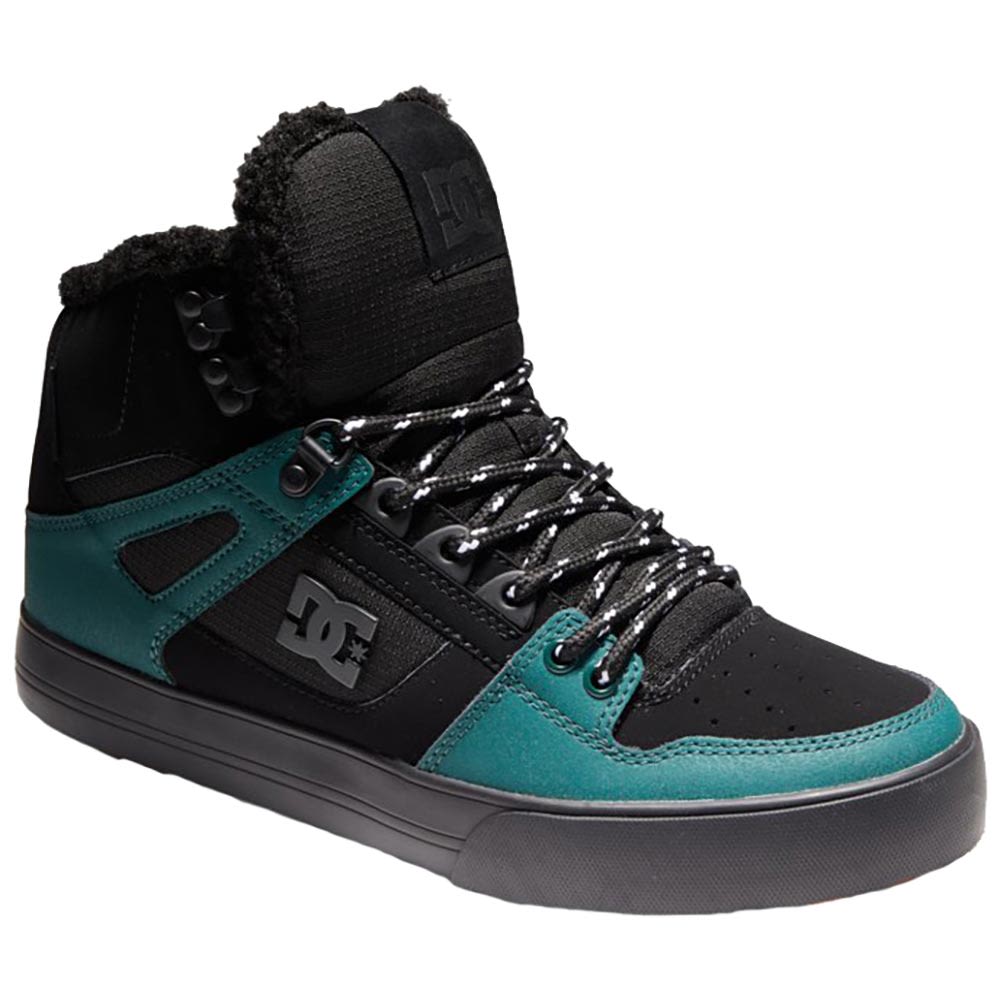 DC Shoes Pure High Top Wc Wnt Skate Shoes - Mens Black Black Green