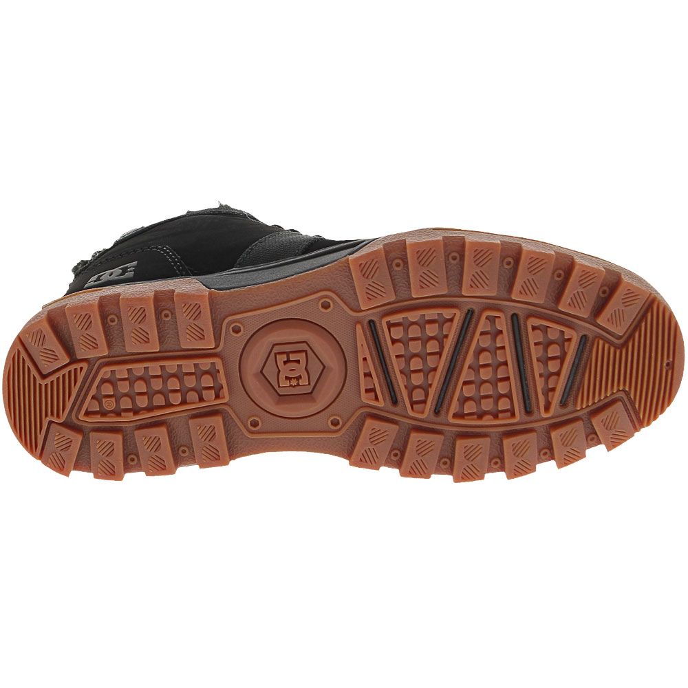 DC Shoes Woodland Casual Boots - Mens Black Gum Sole View
