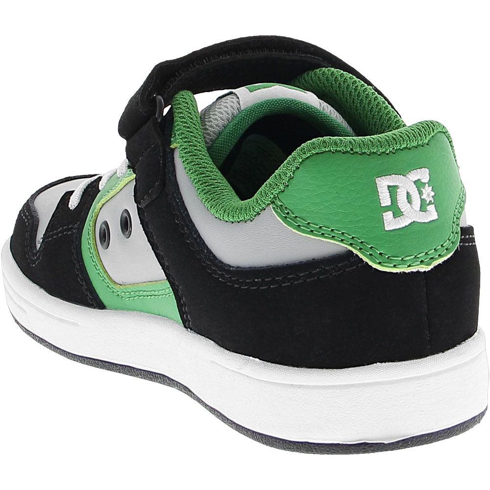 DC Shoes Manteca 4 V Skate - Boys | Girls Black Green Back View