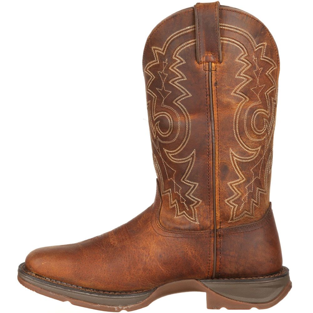Durango Rebel Brown Mens Non-Safety Toe Work Boots Brown Back View