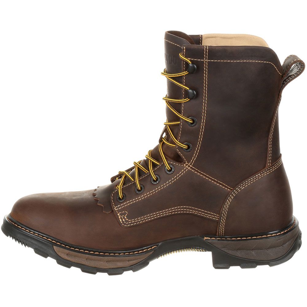 Durango Maverick XP Lacer Mens Non-Safety Toe Work Boots Brown Back View