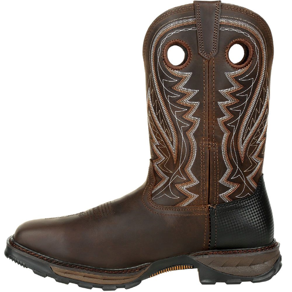 Durango Maverick XP Puncture Resistant Mens Safety Toe Work Boots Brown Back View