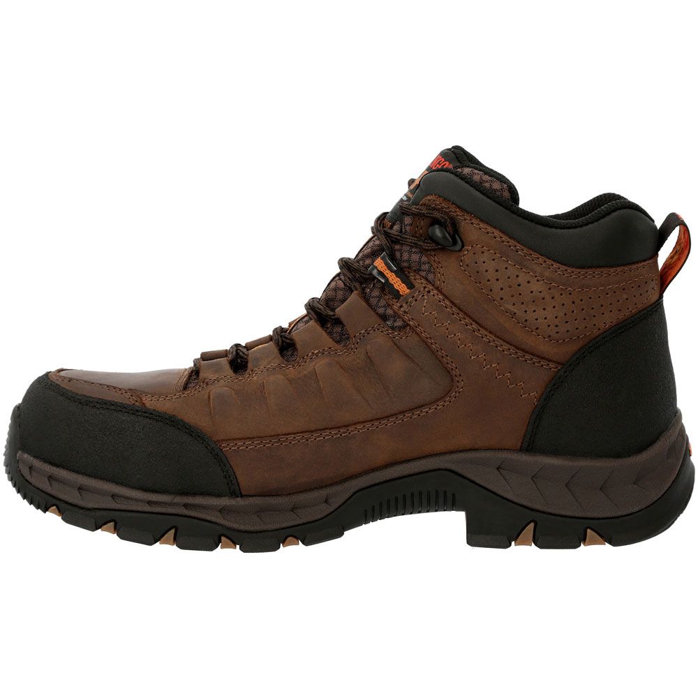 Durango Renegade XP Timber Mens Safety Toe Work Boots Timber Brown Back View