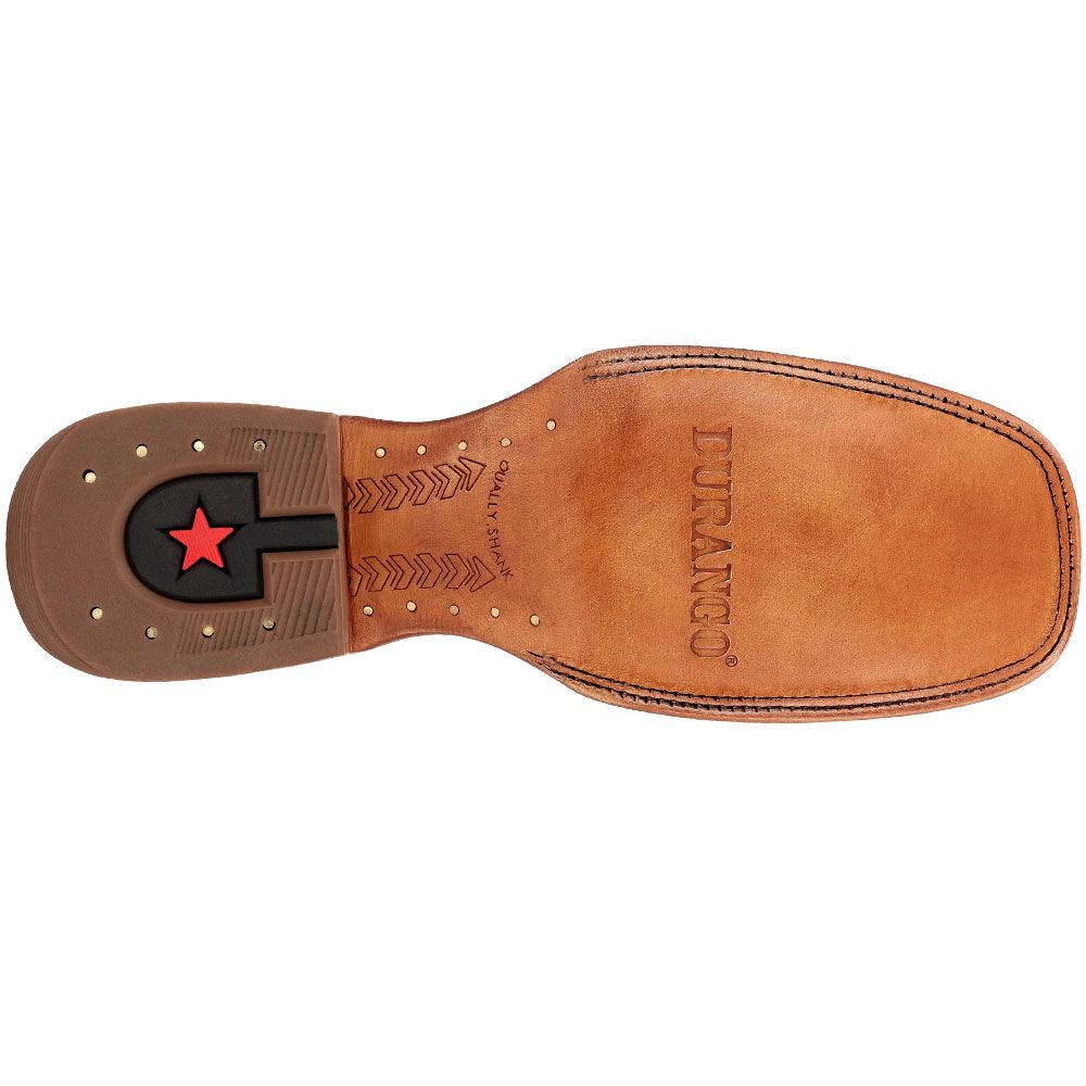 Durango Arena Pro DDB0410 13" Mens Western Boots Umber Rust Sole View