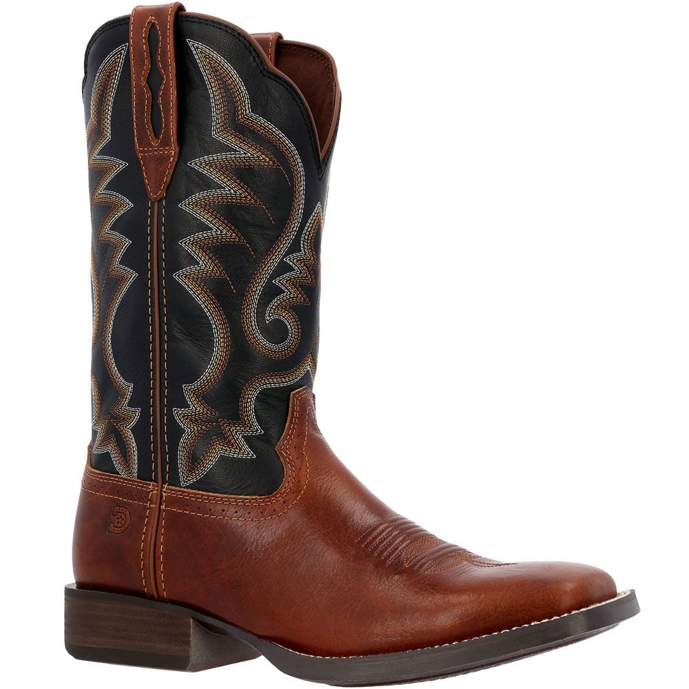 Durango Saddlebrook DDB0448 Mens 12" Western Boots Hickory Black Onyx