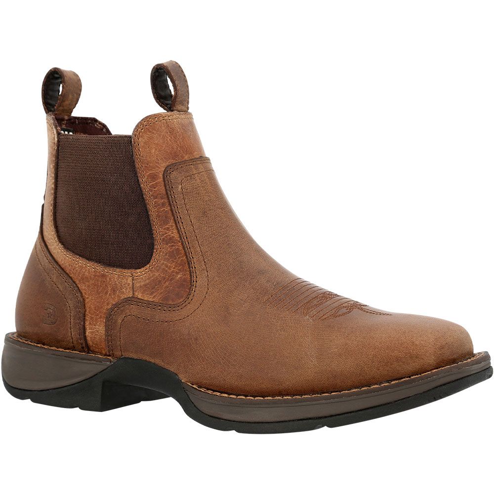 Durango Ddb0460 6" Casual Boots - Mens Old Town Brown Tan