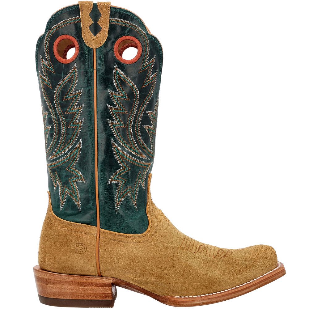 Durango PRCA DDB0465 13" Western Boots - Mens Goldenrod Teal Side View