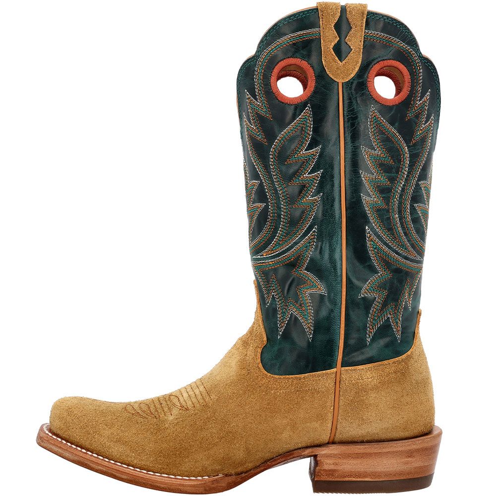 Durango PRCA DDB0465 13" Western Boots - Mens Goldenrod Teal Back View