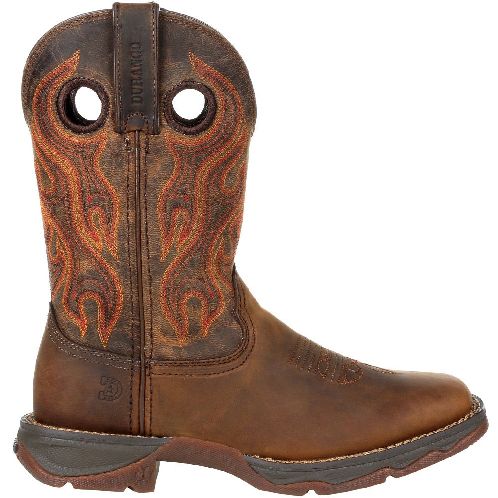 Durango Lady Rebel DRD0395 Womens Western Boots Brown Side View