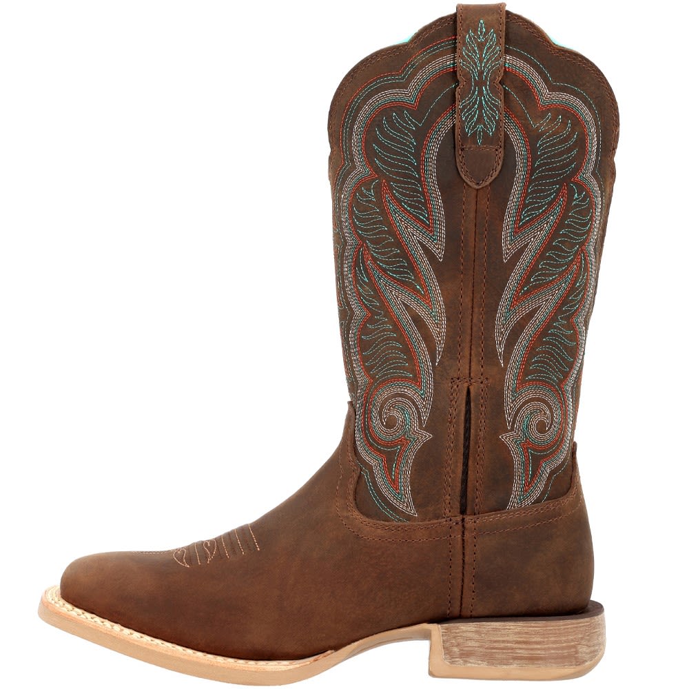 Durango Lady Rebel PRO DRD0436 Womens Western Boots Juniper Brown Back View