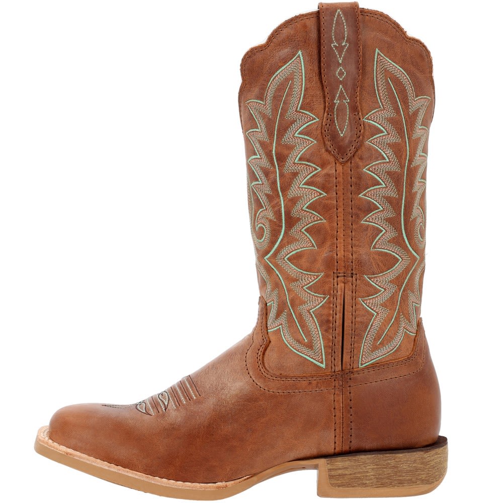 Durango Lady Rebel Pro DRD0437 Womens Western Boots Burnished Sand Back View