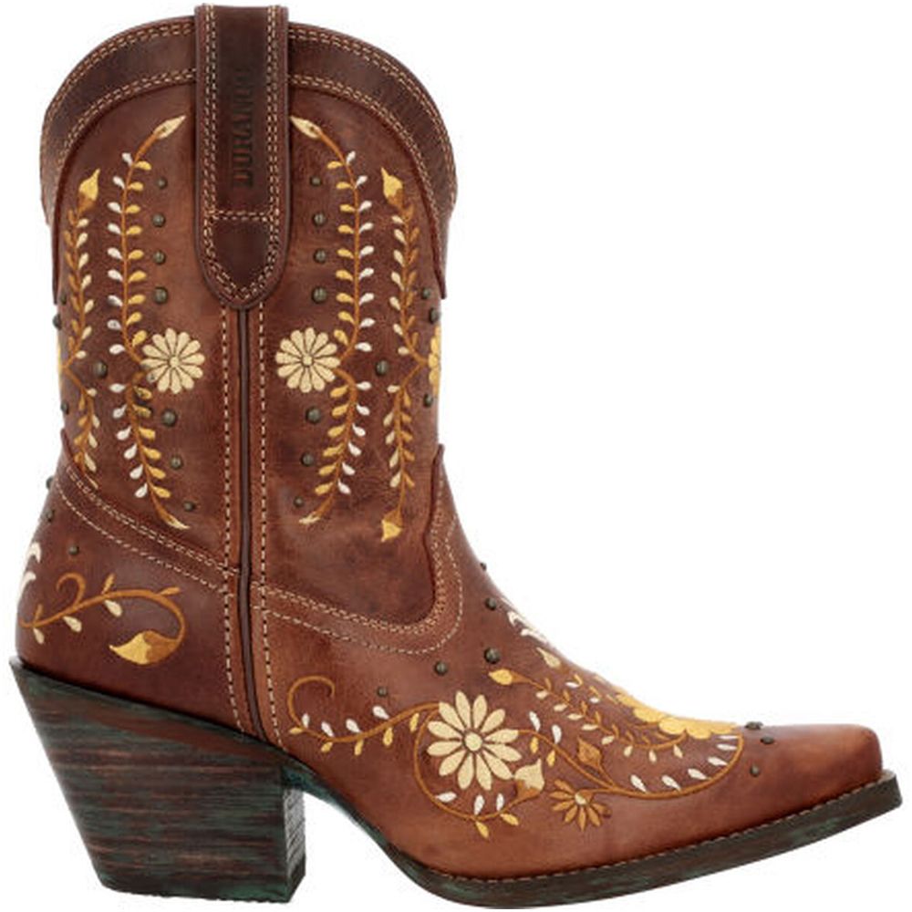 Durango Crush Golden Wildflower DRD0439 Womens Western Boots Golden Wildflower