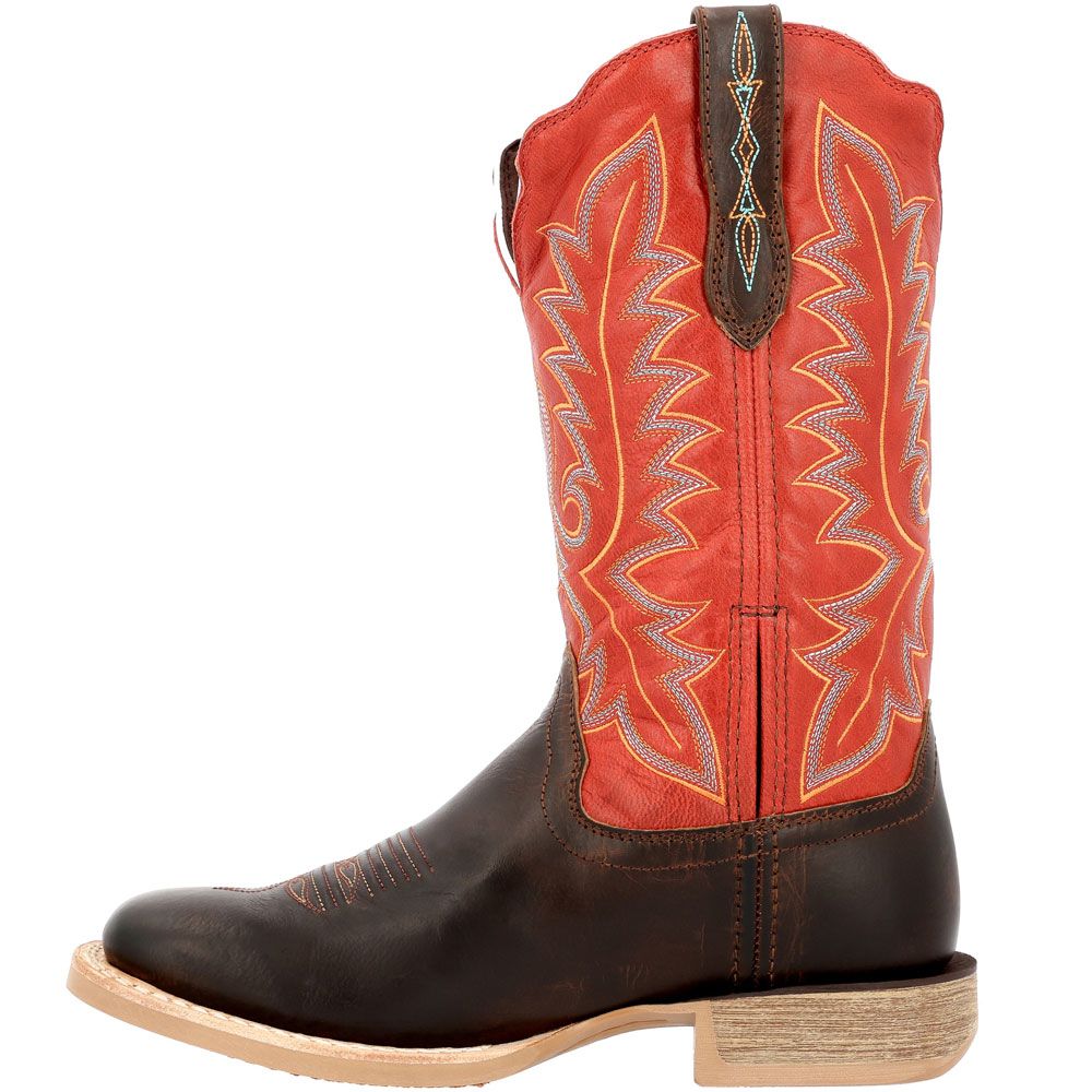 Durango Lady Rebel Pro DRD0444 12" Womens Western Boots Hickory Chili Pepper Back View