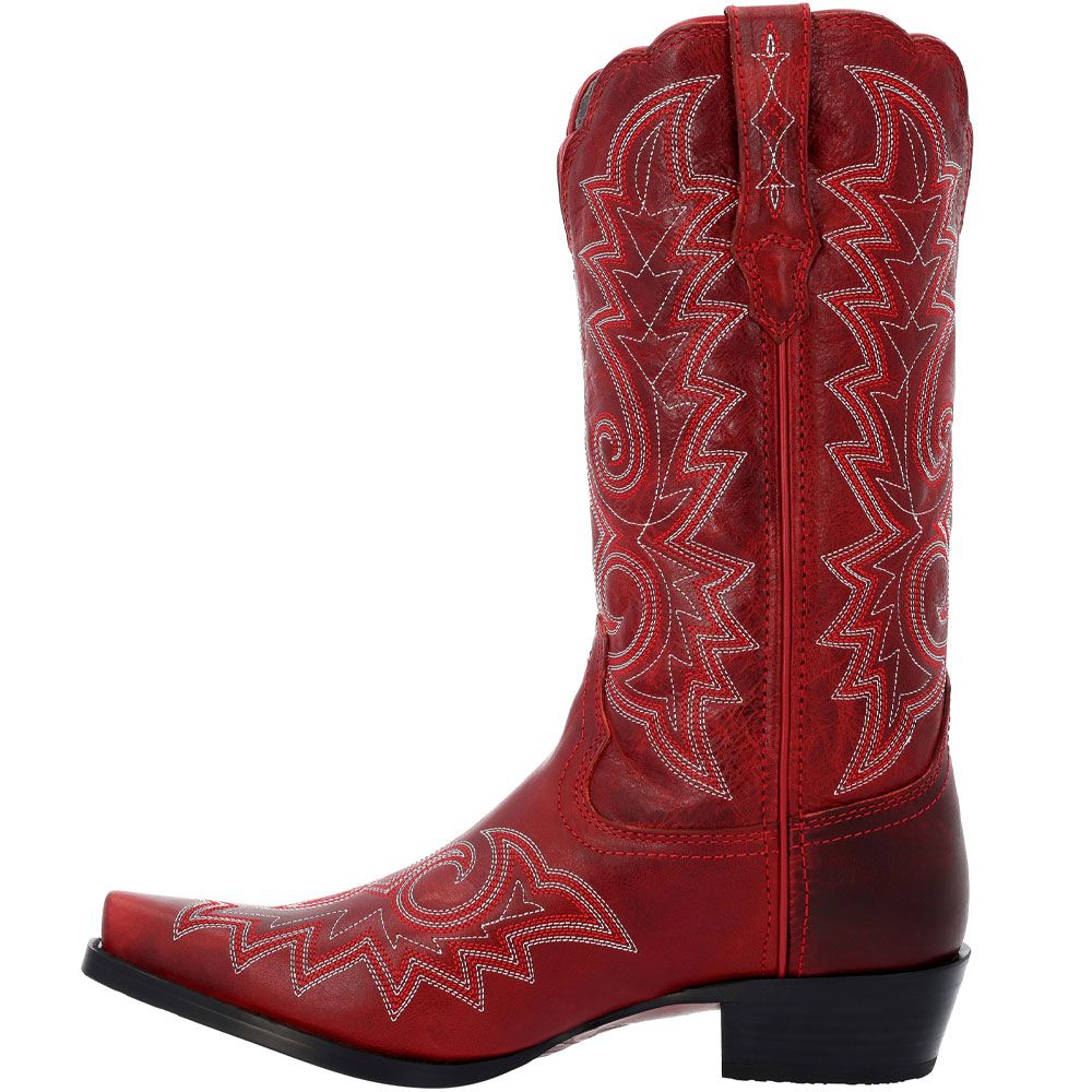 Durango Crush DRD0448 12" Womens Western Boots Red Back View