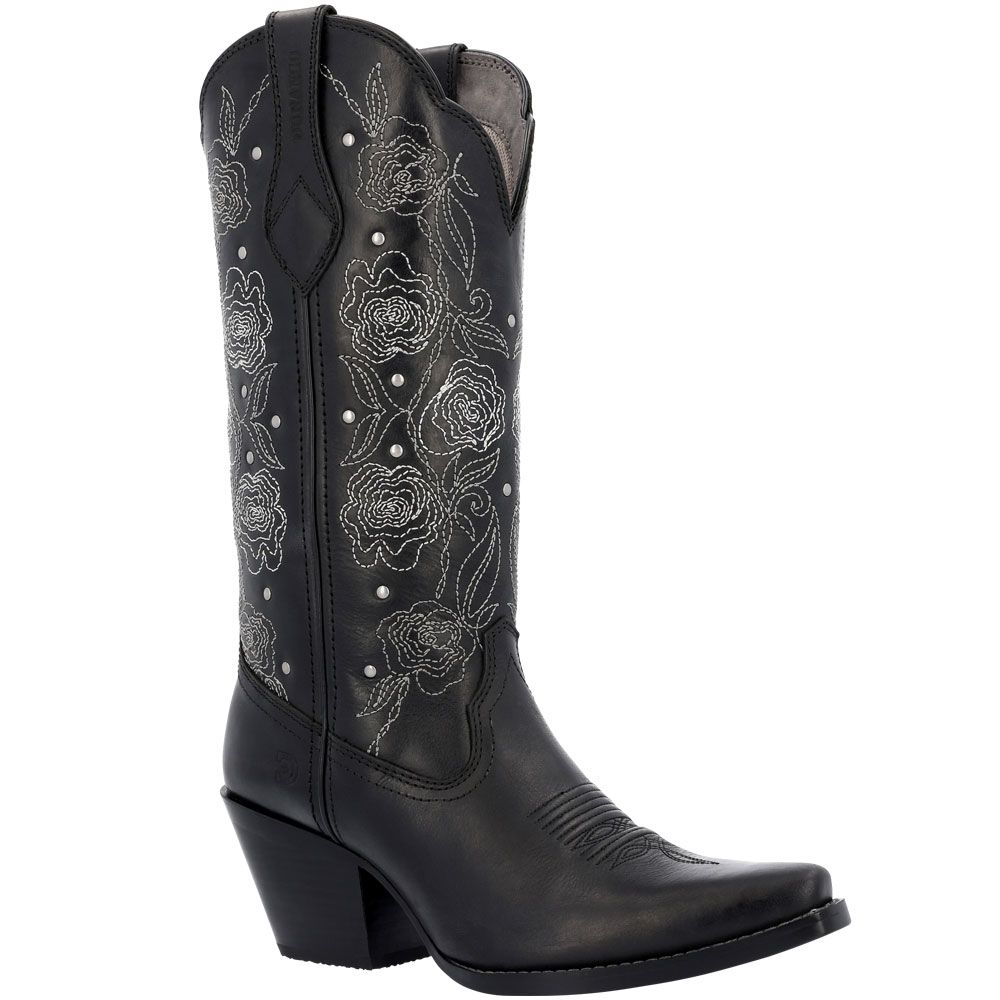 Durango Crush DRD0452 13" Womens Western Boots Black Rosewood