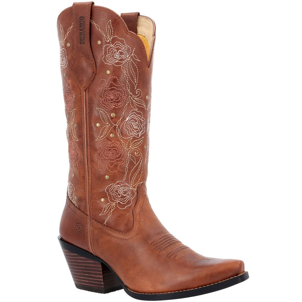 Durango Crush DRD0453 13" Womens Western Boots Rosewood