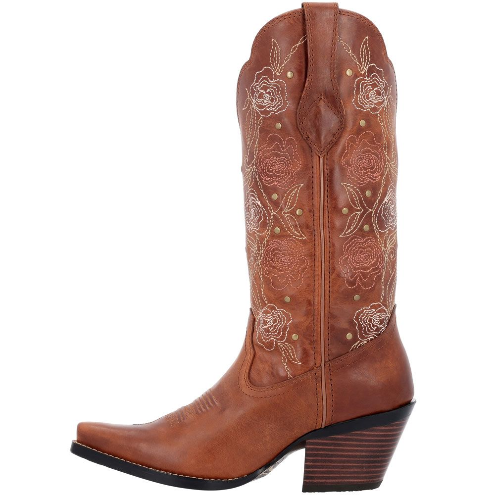 Durango Crush DRD0453 13" Womens Western Boots Rosewood Back View