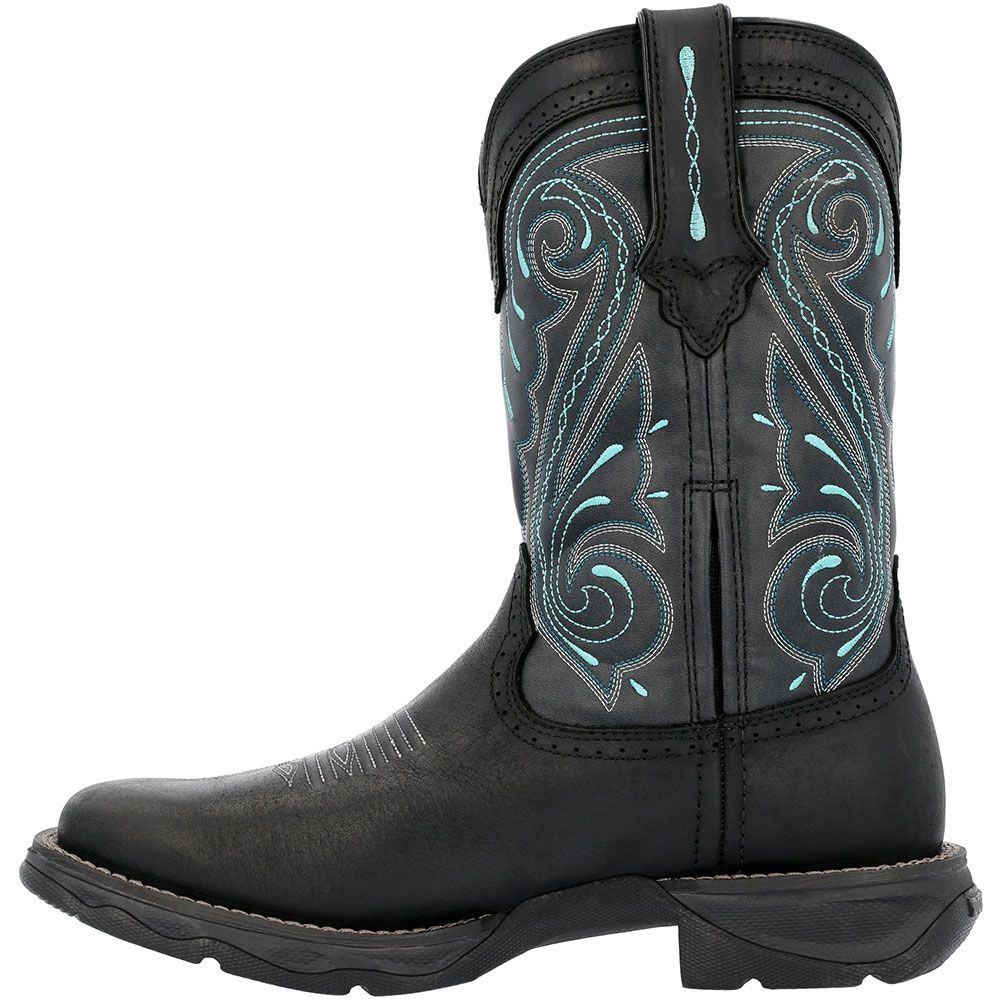 Durango Lady Rebel DRD0462 10" Western Boots - Womens Midnight Sky Back View