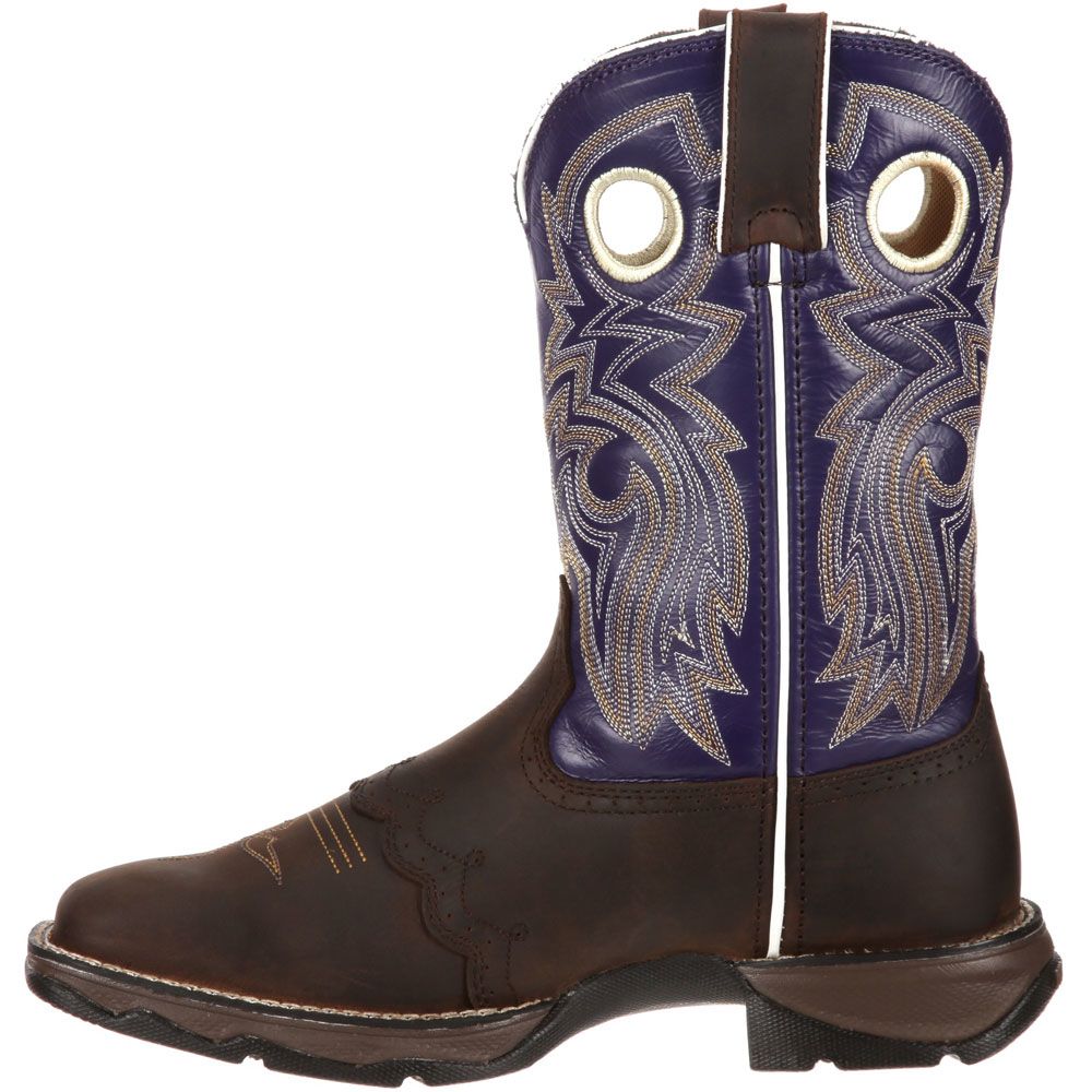 Durango Lady Rebel Twilight N Lace Saddle Womens Western Boots Twilight N Lace Back View