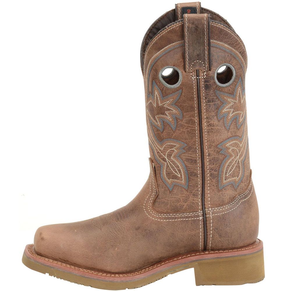 Double H Haddie DH2411 Composite Toe Work Boots - Womens Light Brown Back View