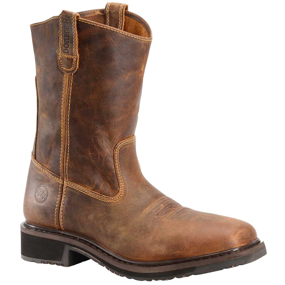 Double H Dh4123 Non-Safety Toe Work Boots - Mens Light Brown